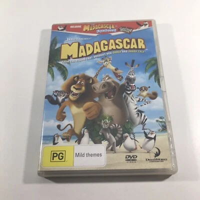 Madagascar DVD Region 4 PAL Animated DreamWorks Movie - Image 1 of 4