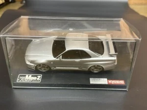 Kyosho Miniz Super Rare Limited Color Skyline Gt-R34 Silver Gtr MINT - Picture 1 of 6