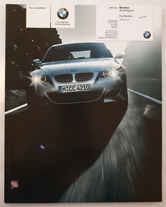 BMW M5 2004 Main Dealer Bowker Car Sales Brochure - Prestige Car - Picture 1 of 11