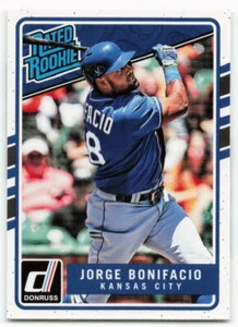 2017 Jorge Bonifacio Panini Chronicles Donruss Rated Rookie - Picture 1 of 2