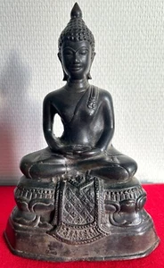 Fine Art: Antique Bronze Buddha - Thailand - 1940s - Picture 1 of 10