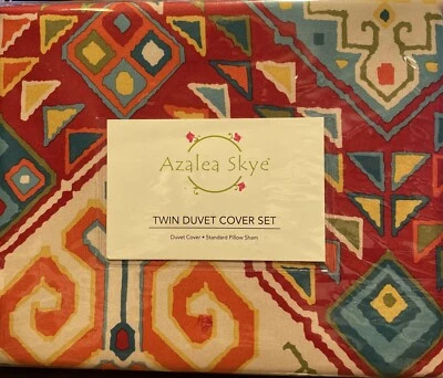 Juego de funda nórdica Azalea Skye una funda nórdica doble 68 pulgadas. X 88 pulgadas. Noches marroquíes Foto 1 de 4