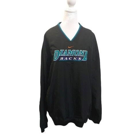 Vintage diamondbacks purple sweatshirt crinkle fabric nike team size XL baseball Cover