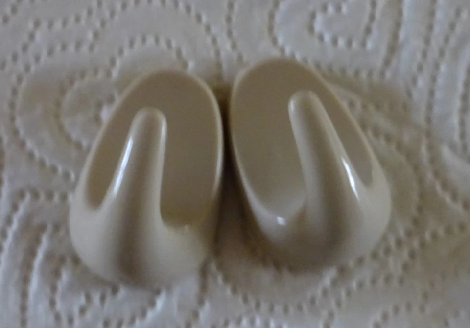 2 Wall Hooks/Adhesive Hooks Sand!! - Image 1 of 1
