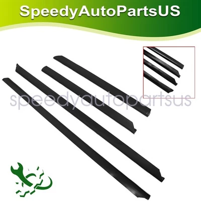 4 pcs Set Lower Side Door Molding Trim Cover Fits AUDI A4 & A4 Quattro 1996-2001 - Image 1 of 4