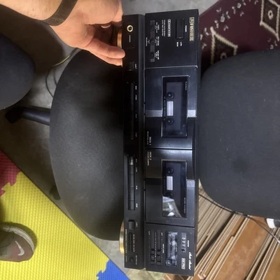 De colección Fisher Studio Estándar CR-W914A Doble Cassette Doblaje Deck FUNCIONA Muy bien Foto 1 de 4