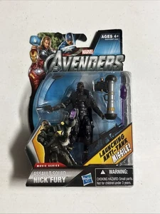 Marvel Universe 3.75" Avengers Movie Series Assault Squad Nick Fury #17 Figure - Picture 1 of 9
