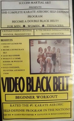 Video Black Belt Beginner Workout Master Ronald Harris (VHS) - Image 1 of 3