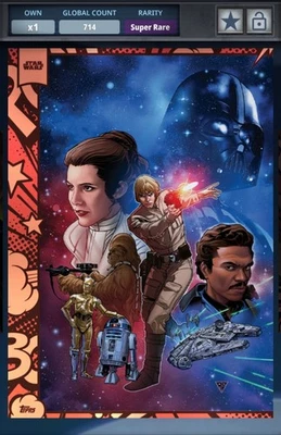Topps Star Wars Card Trader Super Rare Comic Covers - Star Wars #1 - Image 1 of 2