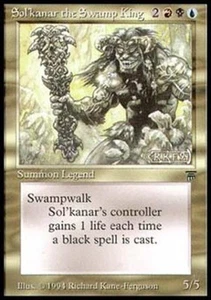 MTG Inglese Sol'kanar il Re delle Paludi Gioco di Luce Leggende Normali - Foto 1 di 1