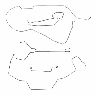 Pontiac GTO 1968 Lemans kit de línea de freno de disco manual delantero tubo techo rígido SS Foto 1 de 4