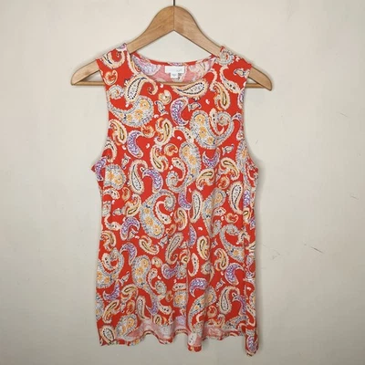 Camiseta sin mangas Jill cachemir para mujer mediana algodón modal elástica alta baja sin mangas Foto 1 de 4