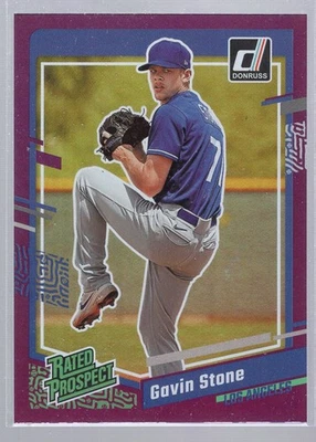 * 2023 Donruss - Holo Purple #043 - GAVIN STONE - Image 1 of 2