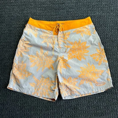 Bañador corto vintage y2k Patagonia Pataloha 38 naranja estampado floral Foto 1 de 4