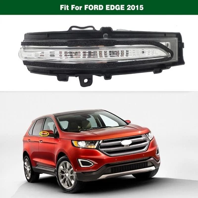 1*Luz intermitente LED del espejo retrovisor lado derecho para Ford Edge 2015-2021 Foto 1 de 4