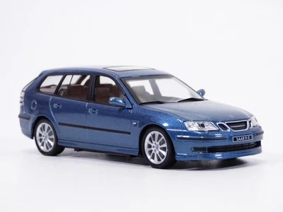 SAAB 93 COMBI sport bleu métallisé 1/43 9-3 9.3 - Immagine 1 di 4