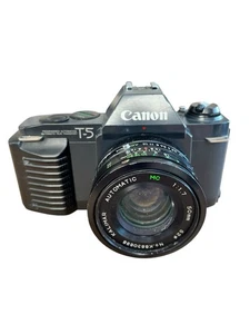 Canon T5 Camera with Kalimar 50mm Kit Lens for Parts Only Untested - Picture 1 of 11