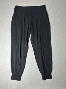 Lululemon Jogger Women’s Size 10 Black Sun Setter Breathable Yoga Casual Jogging - Picture 1 of 8