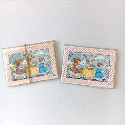 1995 Mary Engelbreit "Nuestro diario de bodas" conjunto de 10 invitaciones de ducha de boda Foto 1 de 4