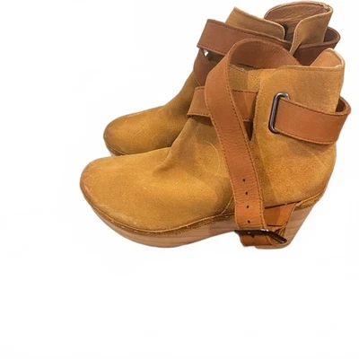 Новые без ценников замшевые сапоги на платформе Free people 37 - Изображение 1 из 4