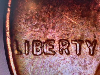 1955-D Lincoln Wheat Cent 1c - "ERROR COIN - CRACK SKULL & BIE" - See Photos - Image 1 of 4