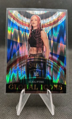 2023 Panini Select WWE Flash Prizm Global Icons #29 Alba Fyre Wrestling Card - Image 1 of 2