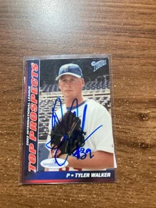 Autograph Signed Autographed Tyler Walker Mets - Picture 1 of 1