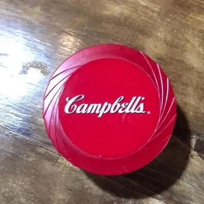Vintage Campbells Soup Red Plastic Container Storage Jar Collectible - Image 1 of 4