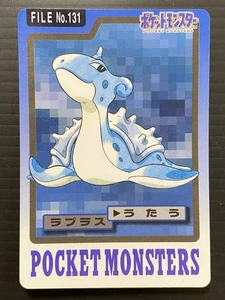 Pokemon Carddass Card Lapras File No.131 Bandai Pokemon 1997 Japan - Picture 1 of 11