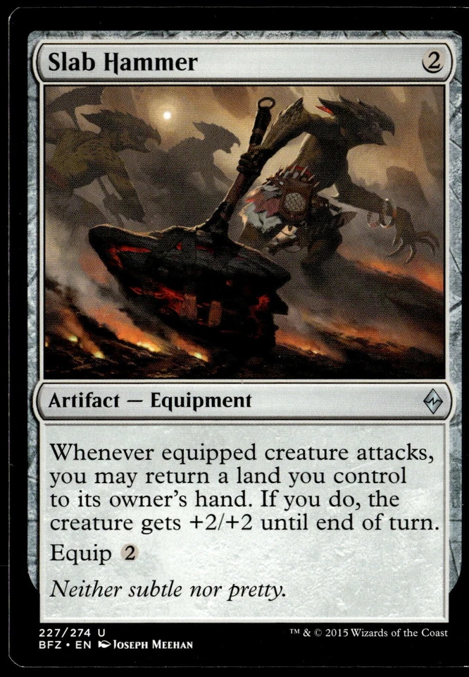 Slab Hammer Battle for Zendikar #227 MTG TCG - Image 1 of 1