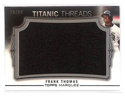 2011 Frank Thomas Topps Marquee Jumbo Relic - TTJR-43 #78/99 - Image 1 of 2