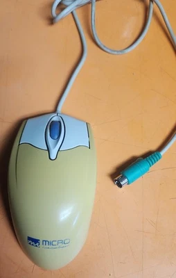 Vintage ca 1999 Micro Innovations Optical PS/2 Mouse - Tested - Image 1 of 2