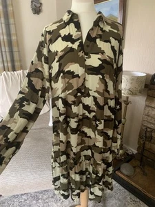 Next Maternity Camouflage Dress Size 12 You Dont Have To Be Pregnant To Wear It! - Picture 1 of 6