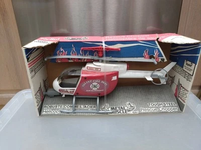 Vintage Nylint Rescue Chopper Pressed Steel Boxed New - Image 1 of 4
