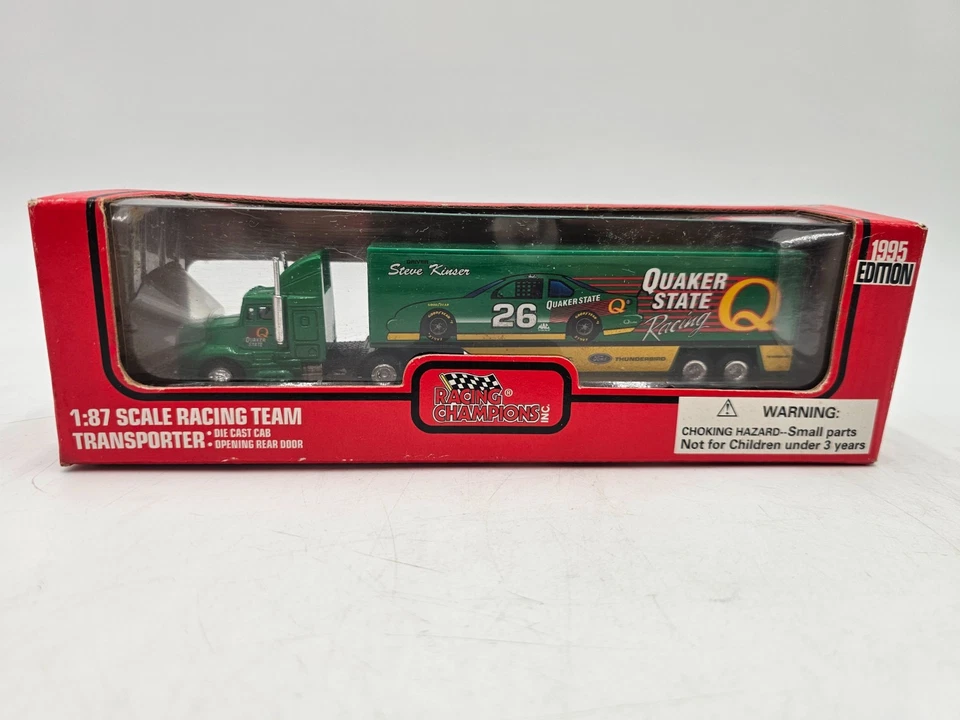 Racing Champions Hooters Alan Kulwicki Die Cast Team TRANSPORTER Truck 1 87