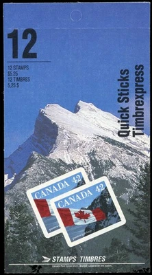 Canada Stamps Booklet of 12, Flag over Mountains , #1388a, BK141 MNH - Image 1 of 2