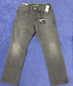 GAP Kinder grau gerades Bein Action Stretch Denim Jeans Hose 8 neu - Bild 1 von 13