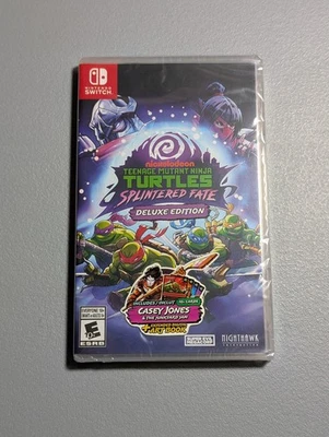 TMNT Teenage Mutant Ninja Turtles Splintered Fate Deluxe Edition Nintendo Switch - Image 1 of 4