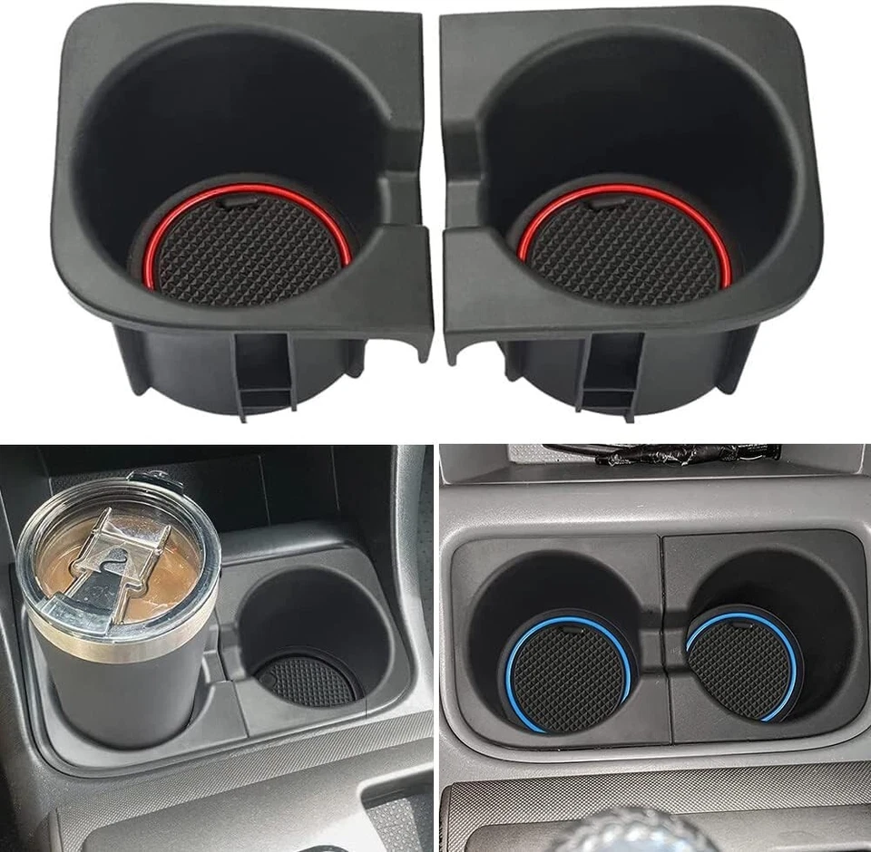 Repuesto de insertos portavasos AOTEMILK para accesorios Toyota Tacoma 2005-2017 Foto 1 de 4