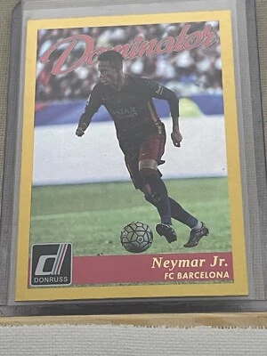 Panini Donruss Dominator Neymar Jr. #17 ORO FC Barcelona 2016-17 Foto 1 de 2