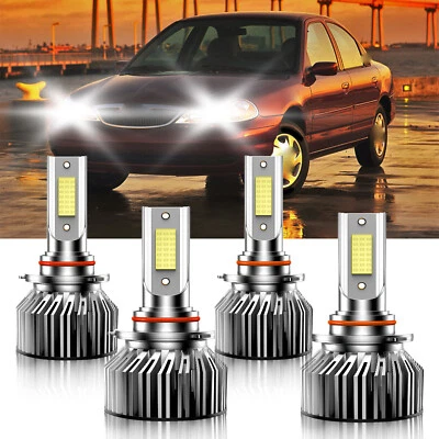 Для Mercury Mystique 1995-2000 4 X светодиодные лампы фары 9005 + 9006 дальнего ближнего света - Изображение 1 из 4