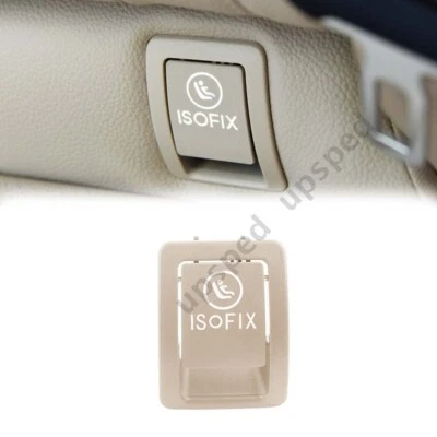 Beige Child Seat Hook Anchor ISOFix Cover For Benz C Class W205 C200 C300 C350 - Image 1 of 4