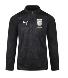 Puma teamCUP 2025-2027 FA Referee 1/4 Zip Drill Top Midlayer - Free FAMOA Badge - Picture 1 of 6
