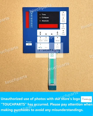 Keypad Membrane for Branson 2000 IW+ Series Ultrasonic Welder  2000iw+ , 2000iw - Image 1 of 4