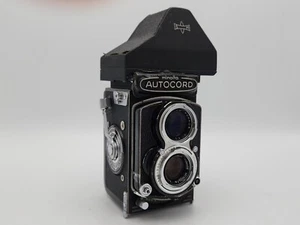 Minolta Autocord TLR Camera w/ Eye Level Finder - Rokkor 75mm F3.5 Lenses - Picture 1 of 14