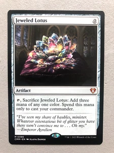 Mtg Carte Magic Secret Lair Commander Masters Jeweled Lotus English NM - Bild 1 von 2
