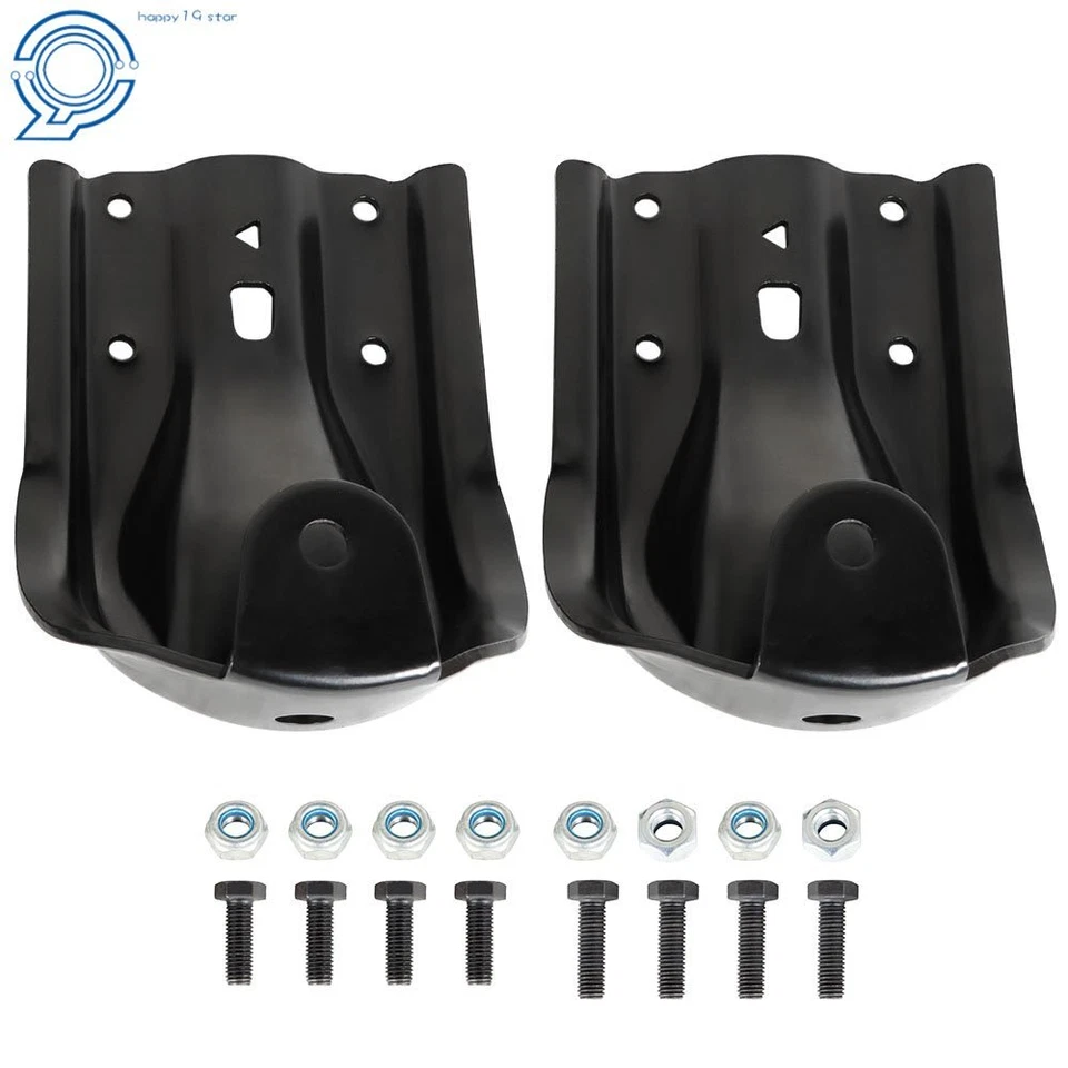 Pair Of Rear Leaf Spring Bracket Kit For Chevy Gmc K1500 K2500 K3500 722008 Foto 1 de 4