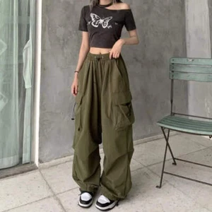 Cargo High Waist Pants - Picture 1 of 24