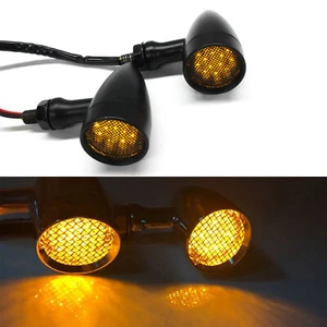 LED Turn Signal Lights Blinker Indicator For Harley Sportster 883 XL883 1200XLH - Picture 1 of 9