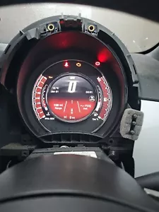 2015 Fiat 500 Abarth 595 DIGITAL INSTRUMENT CLUSTER SPEEDOMETER TFT Blue&Me - Picture 1 of 5